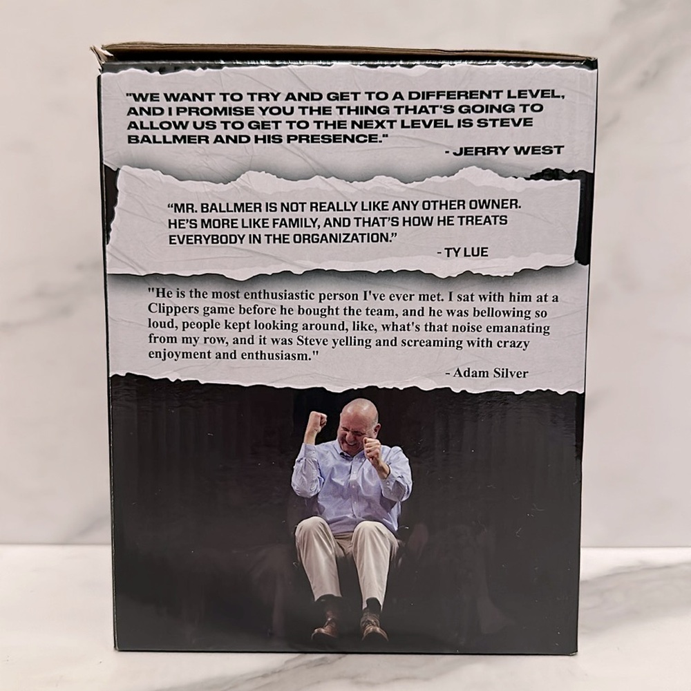 NBA LA Clippers Steve Ballmer Bobblehead - Picture 4 of 6